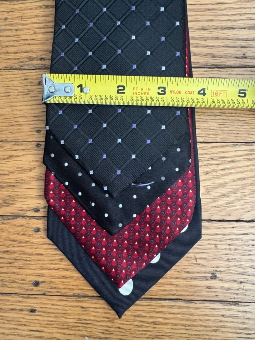 Men's Polka Dot Silk Tie Set of 4
